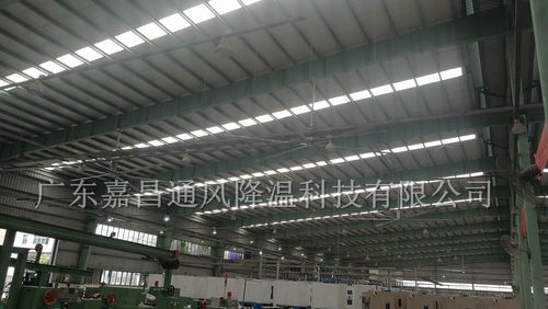 航空装备工厂车间工业大风扇通风降温工程案例